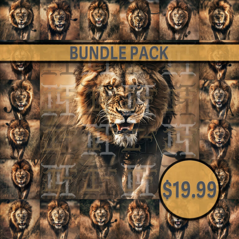 Lion Stalking Roaring PK-1 Bundle – Mike Flores